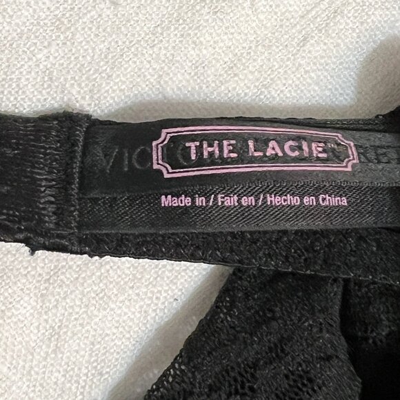 Victoria’s Secret The Lacie Black Lace Babydoll Chemise Sexy Lingerie Nightgow M - Picture 7 of 11